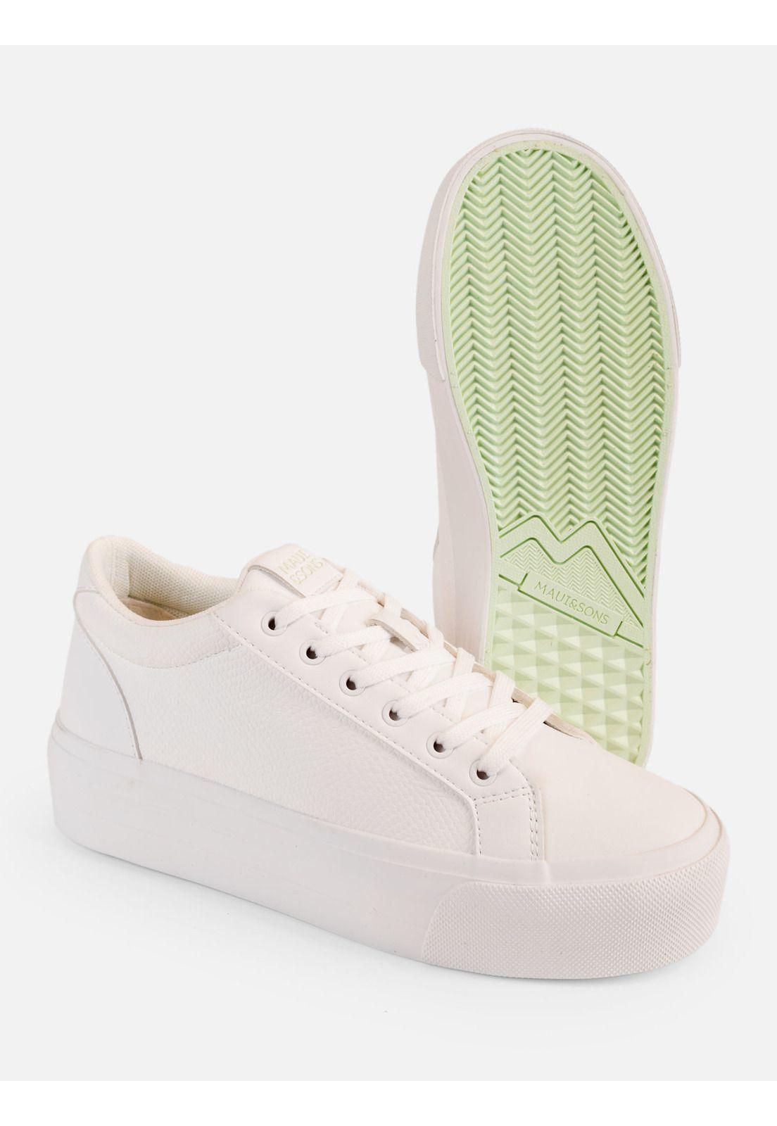 Zapatilla Halo Blanco Mujer Maui And Sons-3