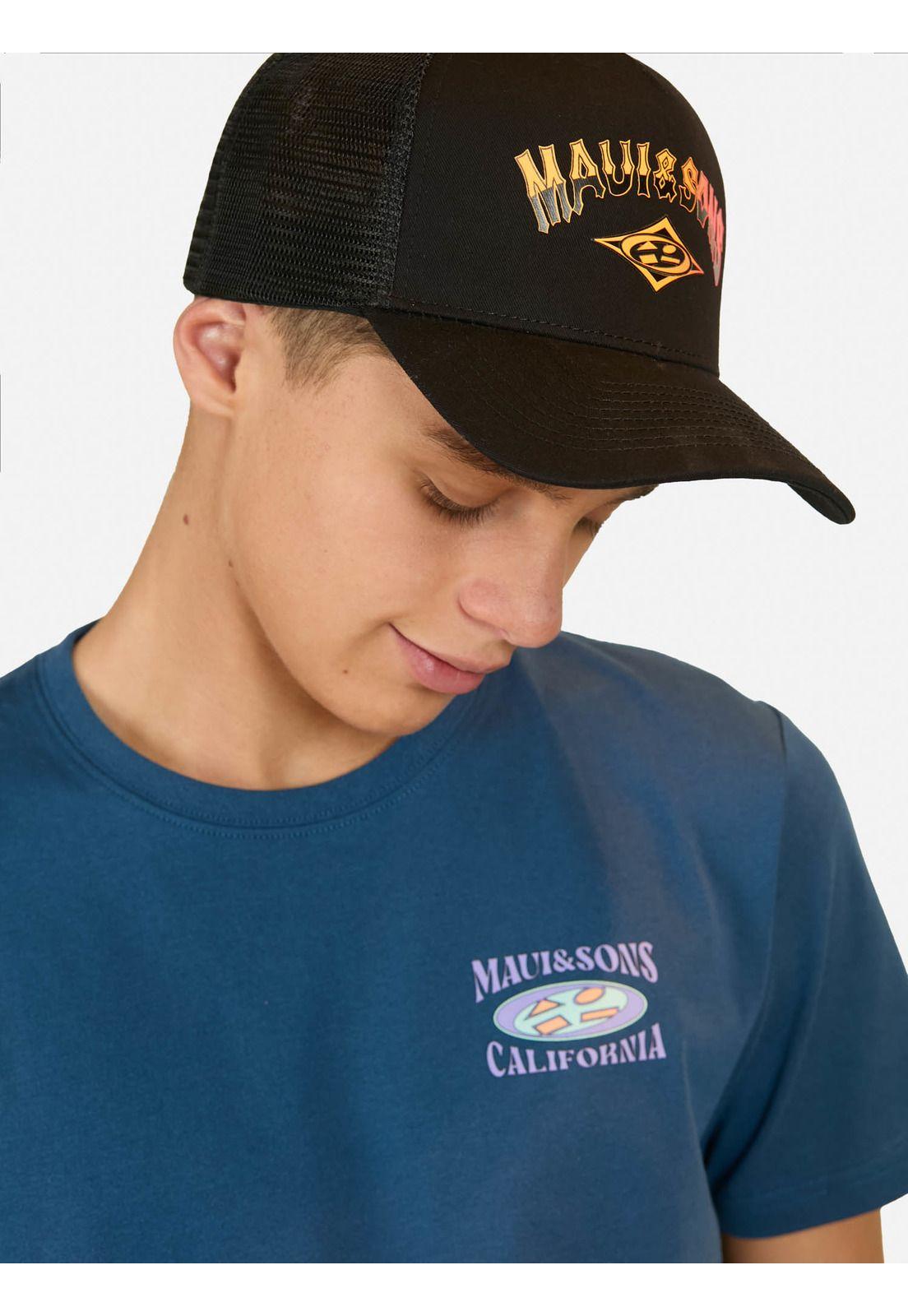 Pack Polera Jockey Solar Azul Infantil Maui And Sons-2