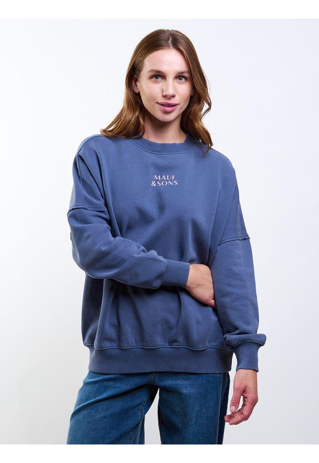 Poleron CR Tasmania Azul Mujer Maui And Sons-7