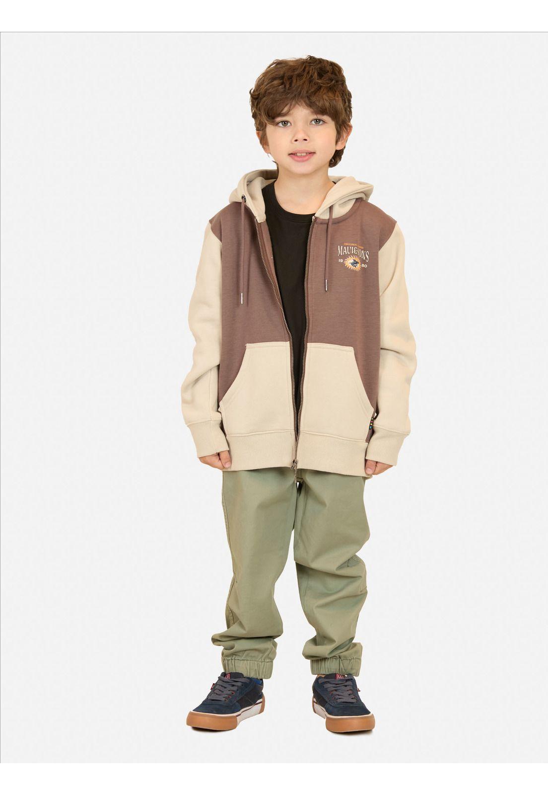 Poleron FZ Thrill Café Infantil Maui And Sons-3