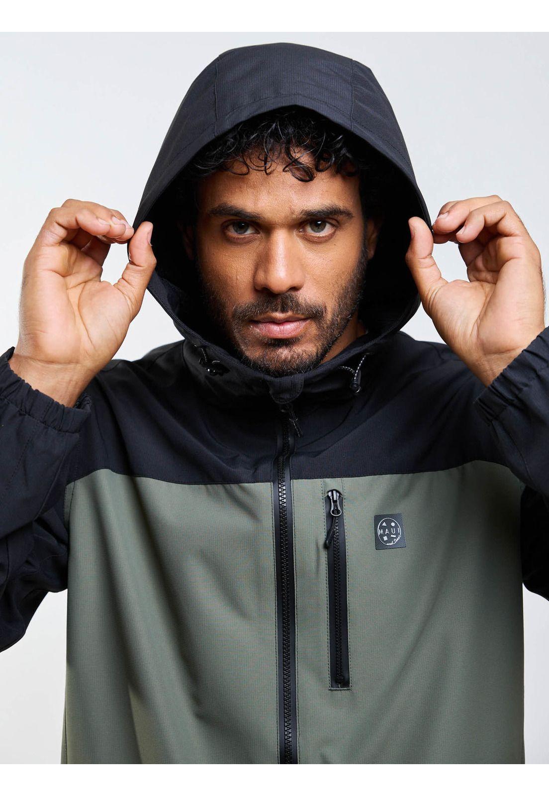 Cortaviento Táctital Forest Verde Hombre Maui And Sons-5