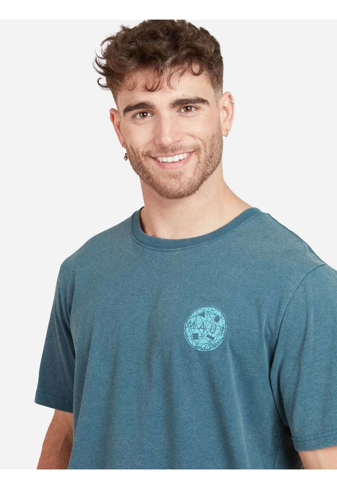Polera LOGO CLASSIC SS TEE Hombre Azul Maui & Sons-2