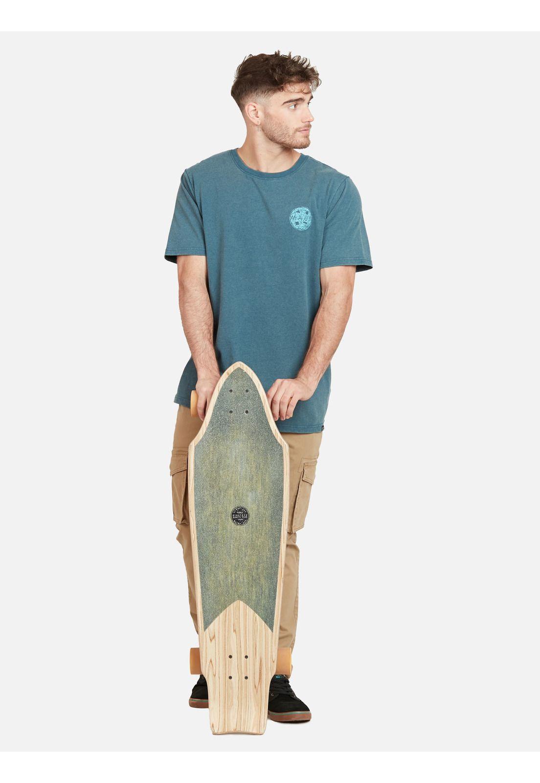 Polera LOGO CLASSIC SS TEE Hombre Azul Maui & Sons-3