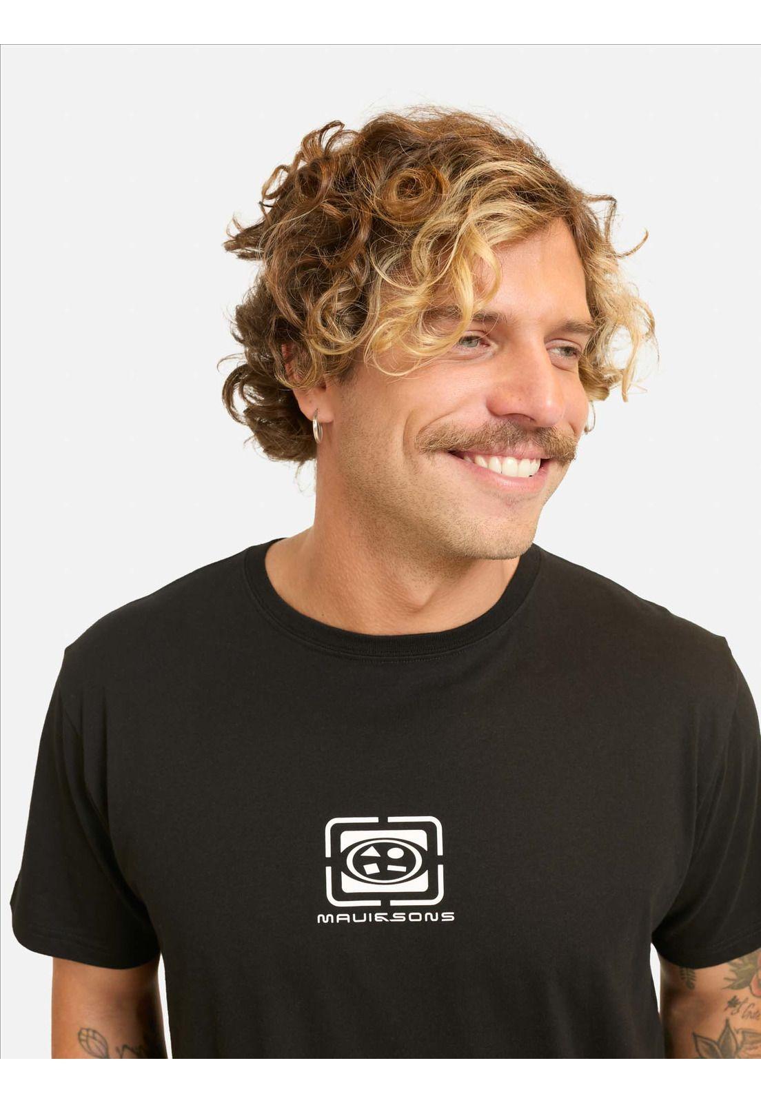 Polera MC Leonel Negro Hombre Maui And Sons-2