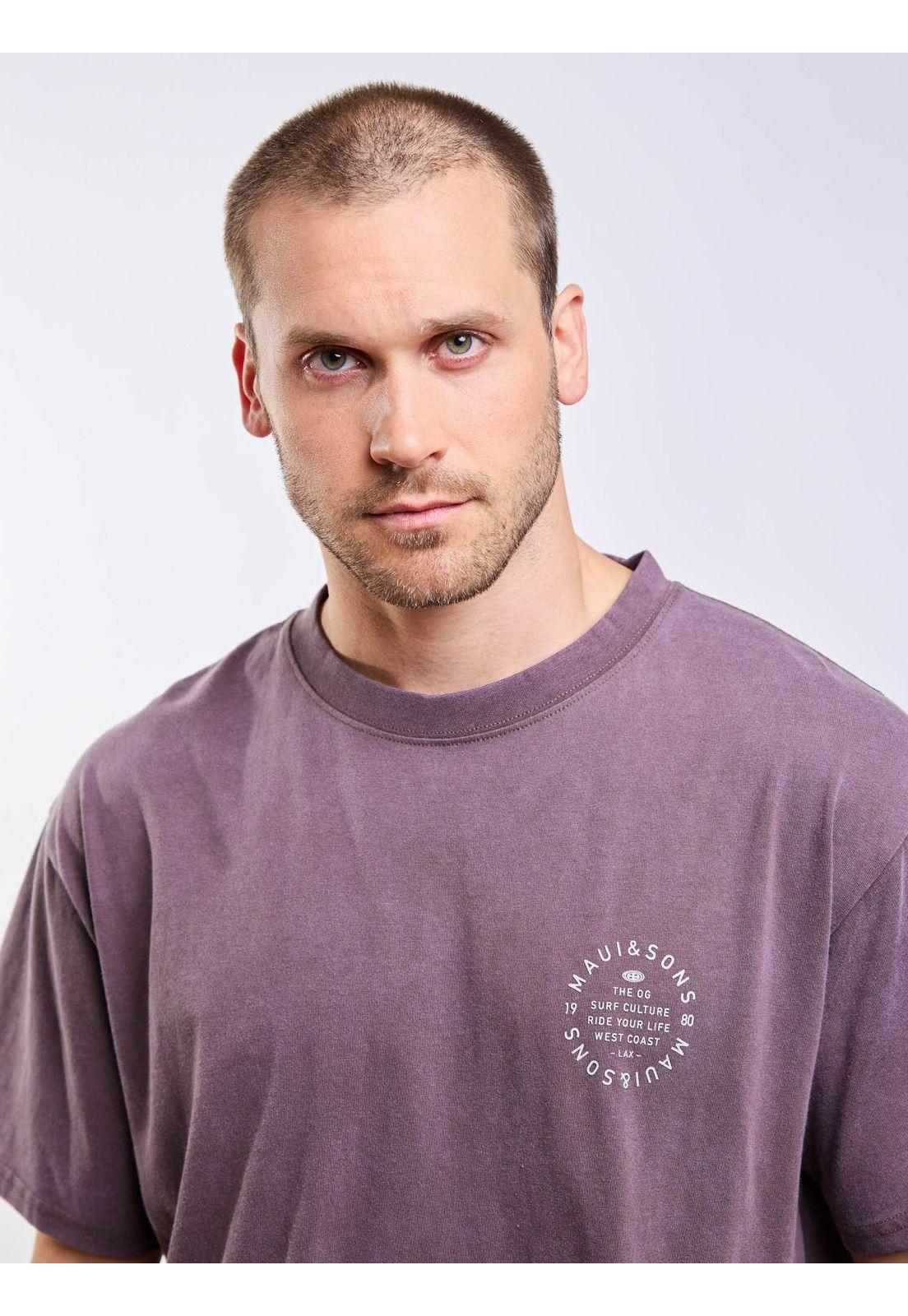 Polera MC Saltyx Café Hombre Maui And Sons-3