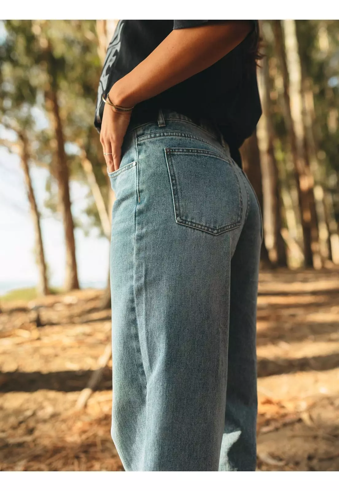 Pantalon Aquila Celeste Mujer Maui And Sons-2