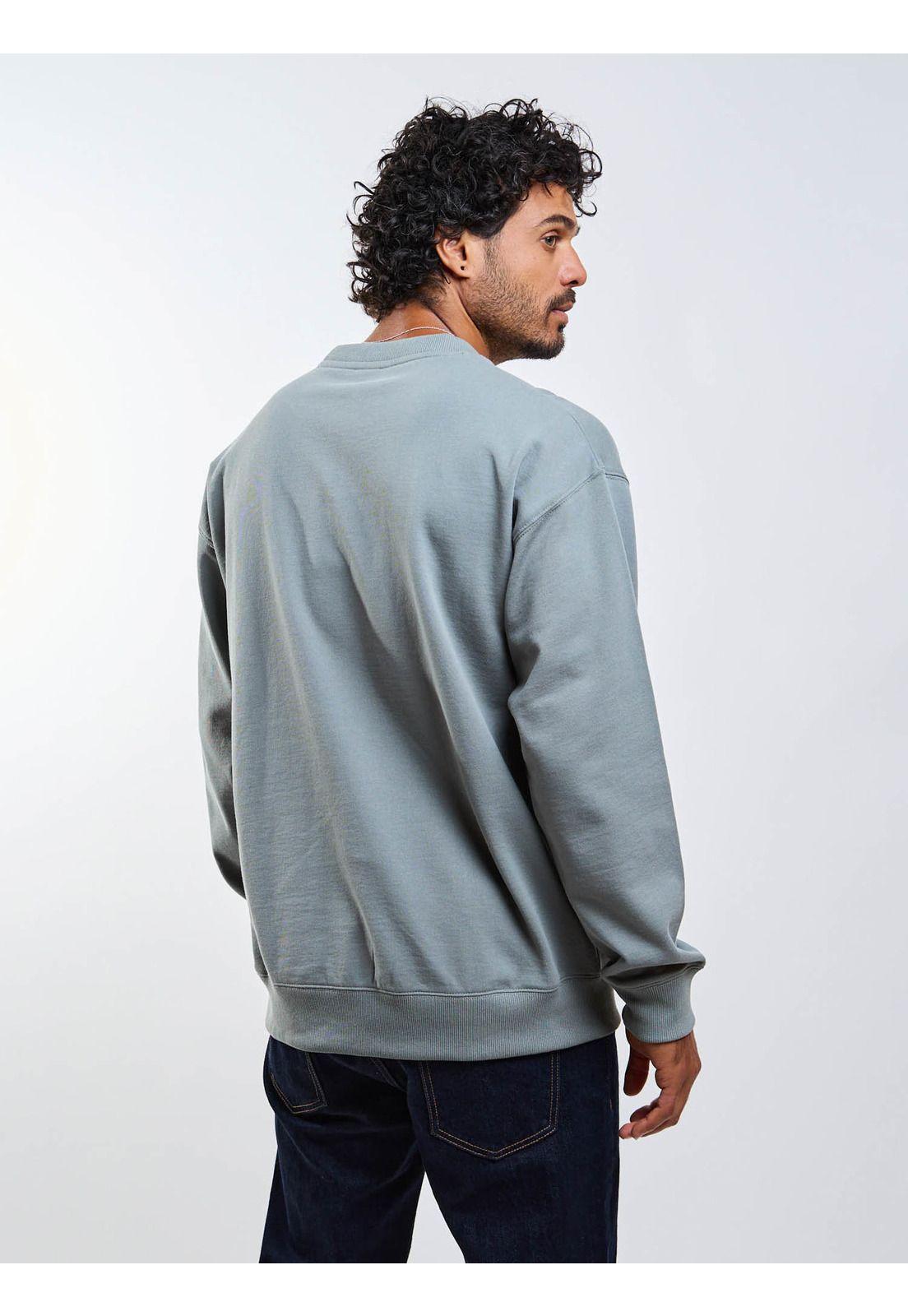 Poleron CR Balance Crew Verde Hombre Maui And Sons-5