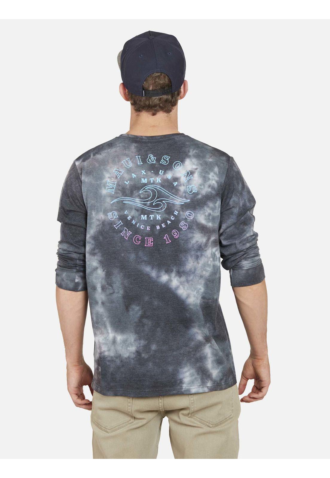 Polera VENICE BEACH TIE DYE GRADIENT Hombre Multicolor Maui and Sons-1