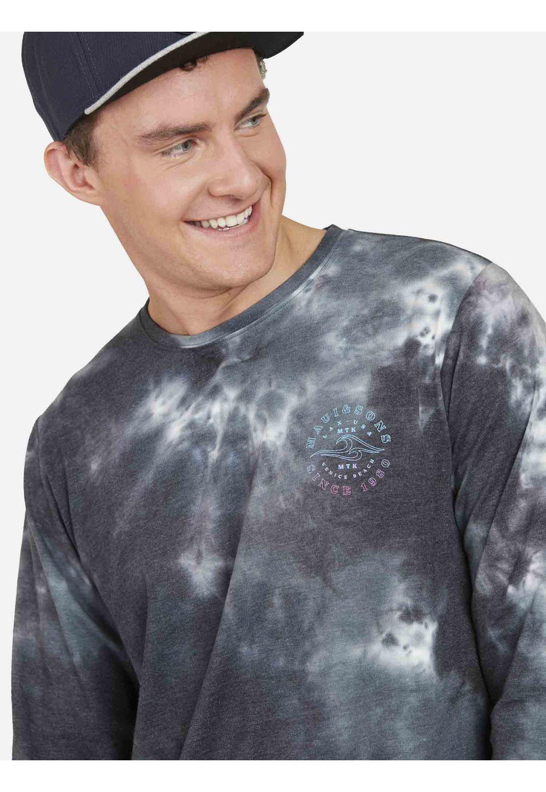 Polera VENICE BEACH TIE DYE GRADIENT Hombre Multicolor Maui and Sons-2