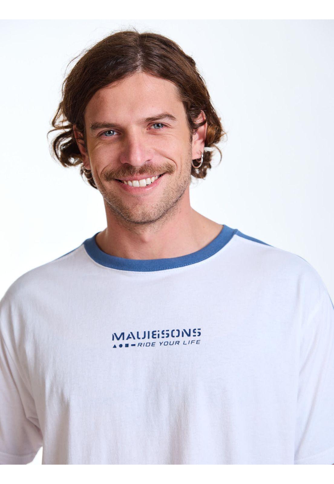 Polera MC Salty Blanco Hombre Maui and Sons-3