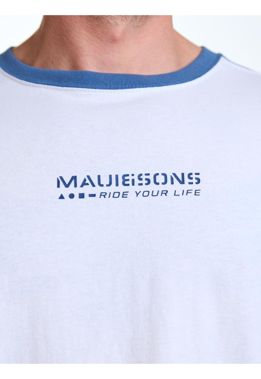 Polera MC Salty Blanco Hombre Maui and Sons-4