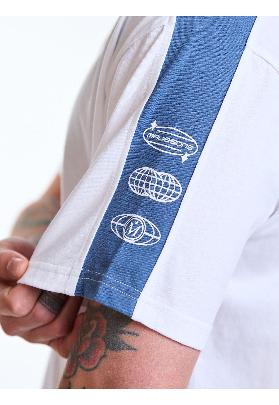 Polera MC Salty Blanco Hombre Maui and Sons-5