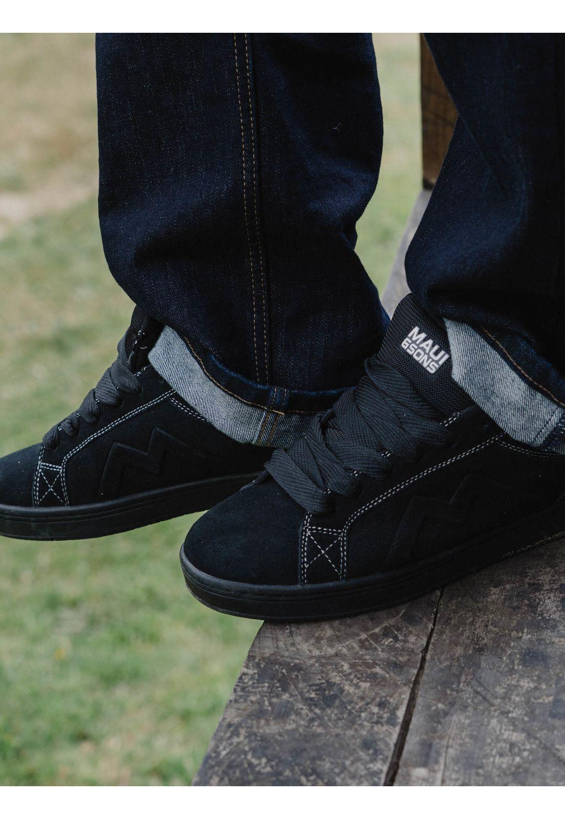 Zapatillas Static Negro Hombre Maui and sons-2