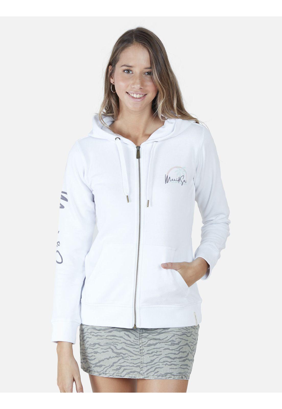 Poleron  Mujer Blanco 5O651-WV22 Maui And Sons-0