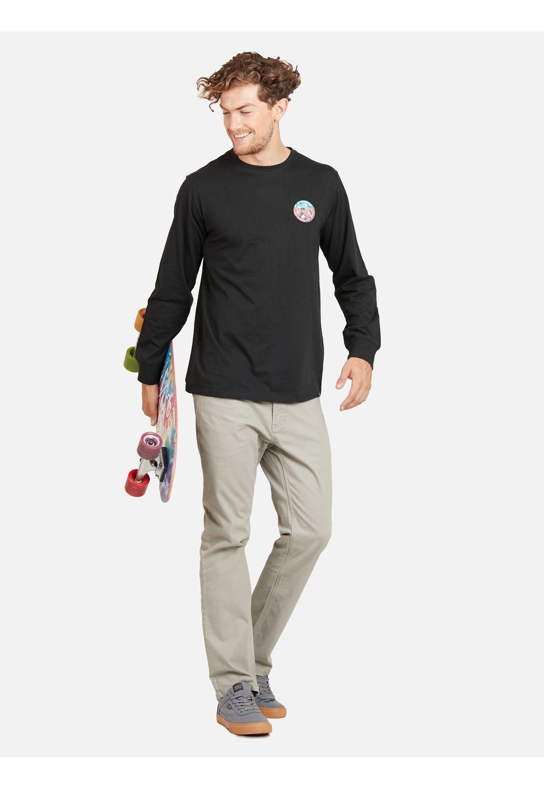 Polera LOS ANGELES Hombre Negro Maui & Sons-3