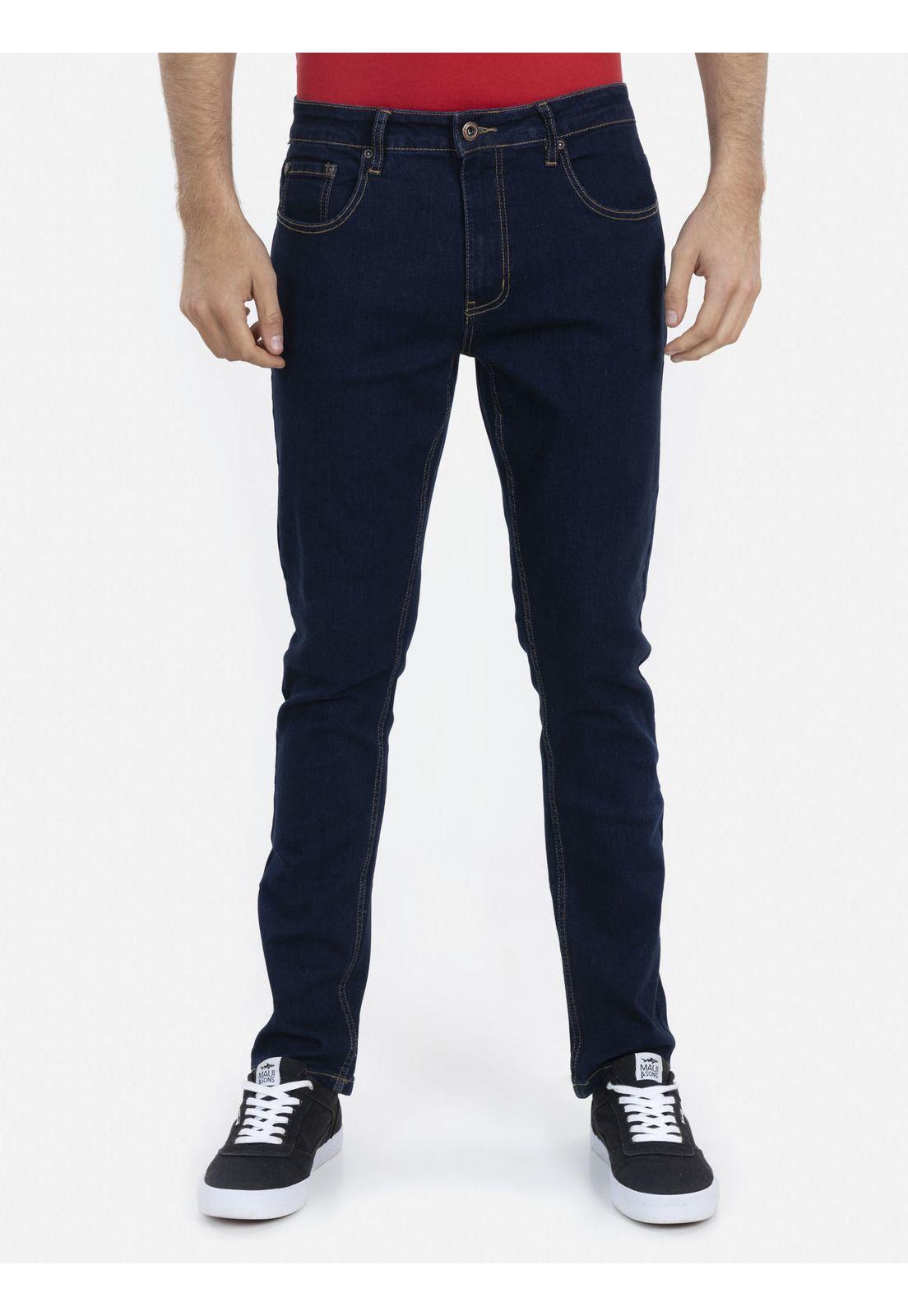 Jeans 5N1614 Hombre Azul Oscuro Maui and Sons-0