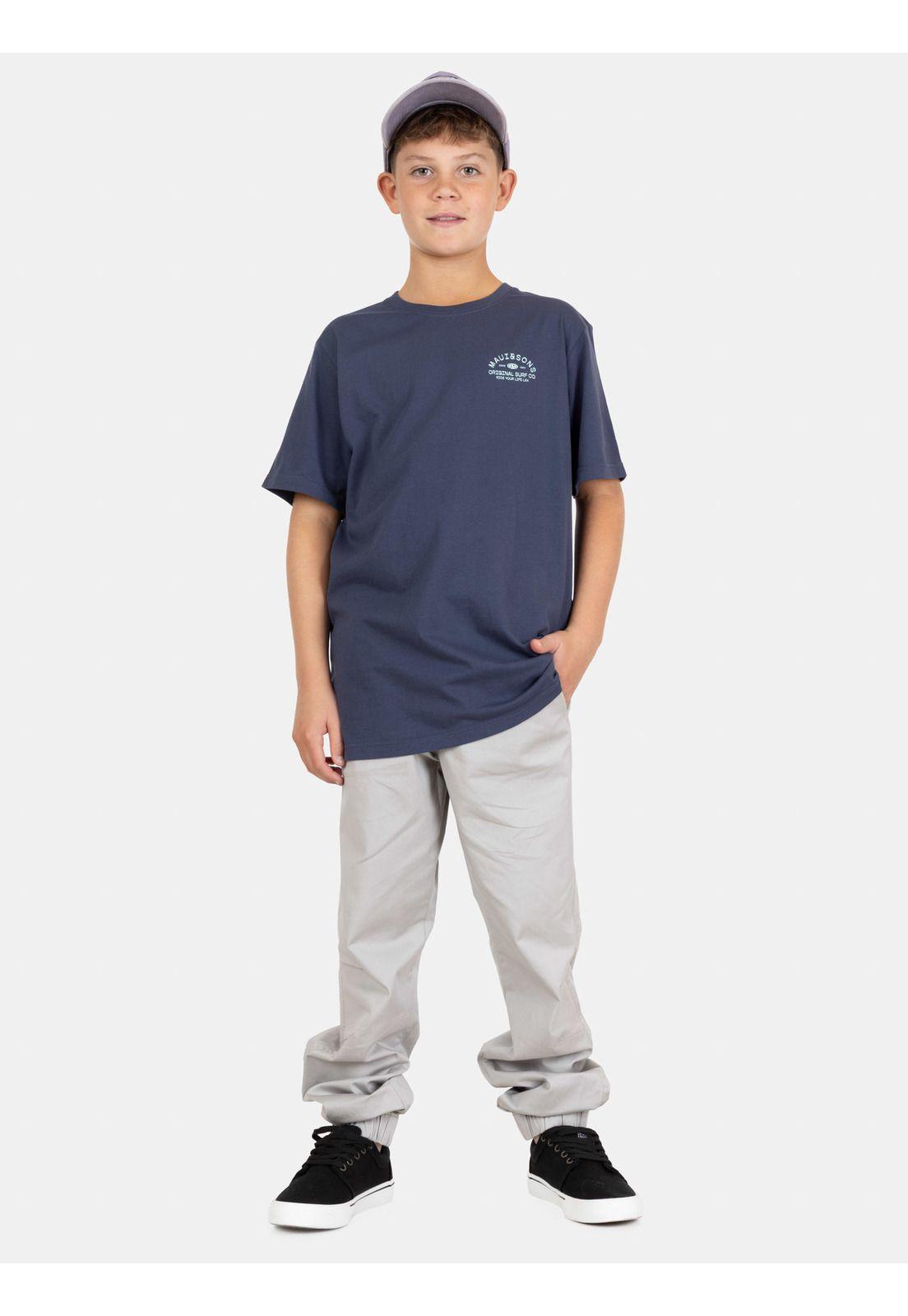Polera MC Surfesia Azul Infantil Maui And Sons-3