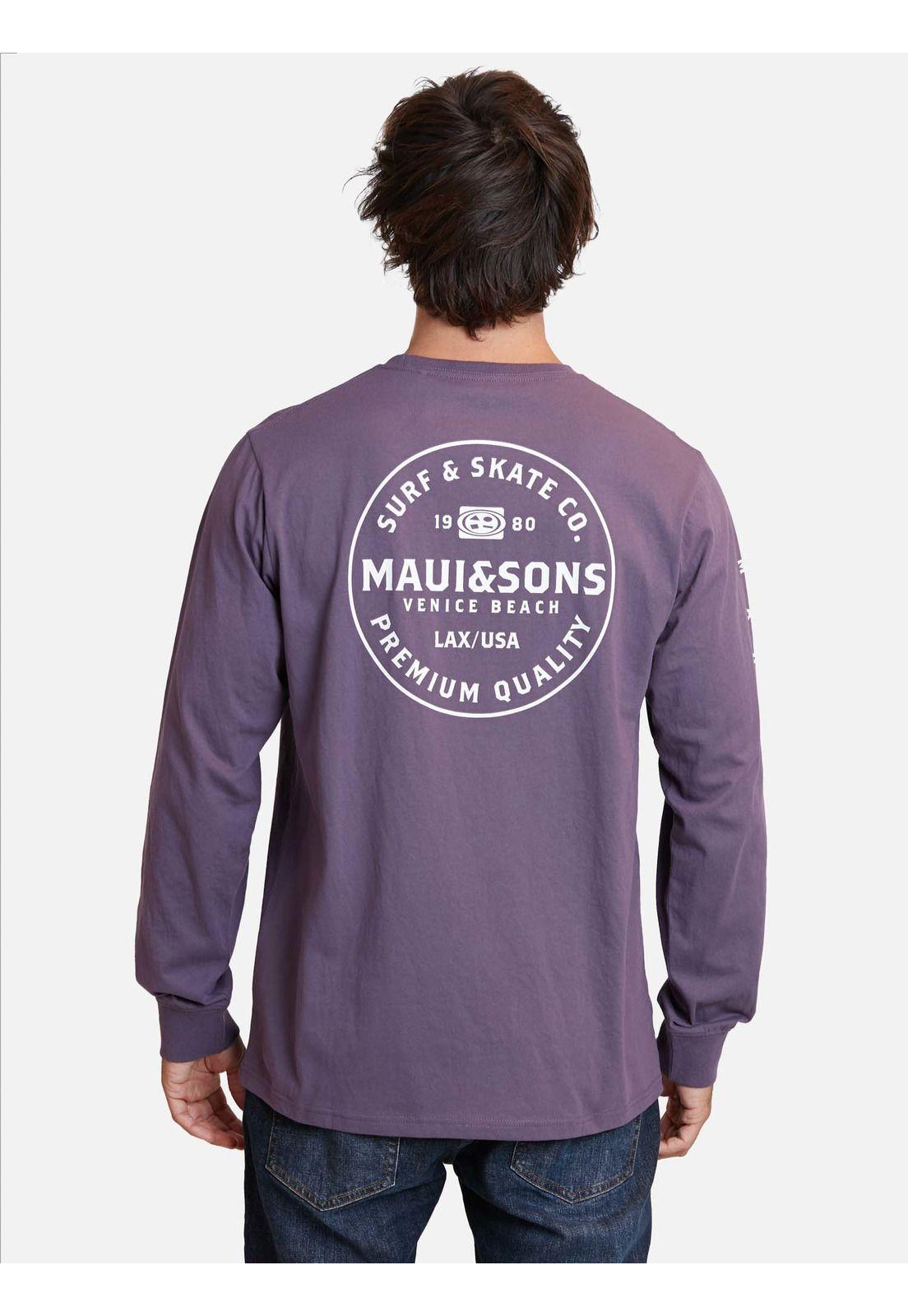 Polera Termedin Morado Hombre Maui And Sons-1