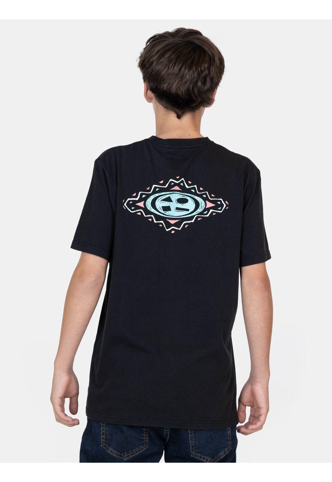 Polera MC Rayblast Negro Infantil Maui And Sons-1