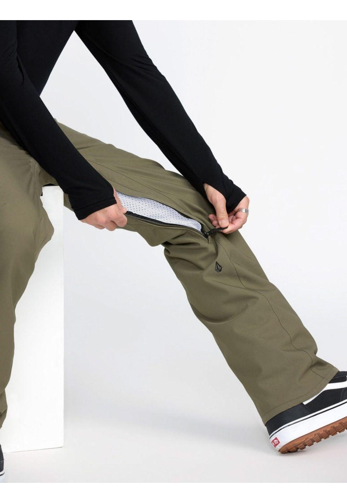 Pantalon Snow Crux Verde Hombre Volcom-4