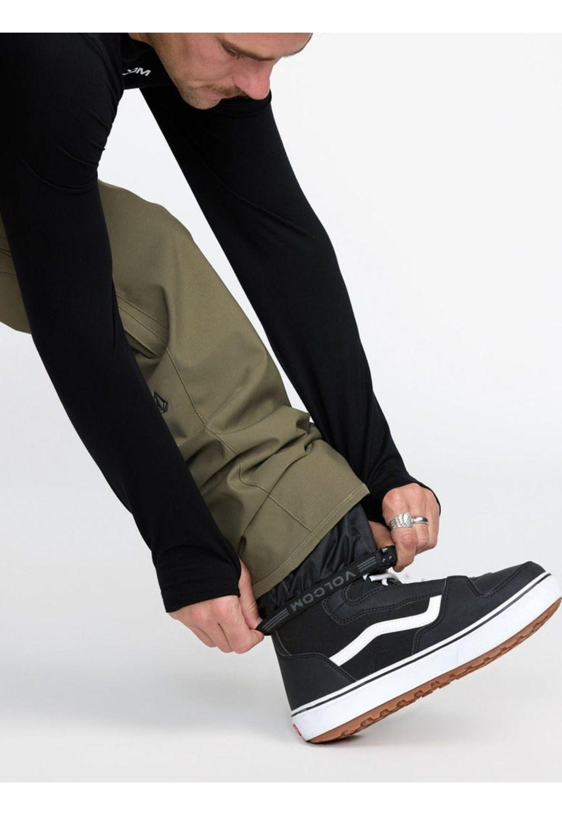 Pantalon Snow Crux Verde Hombre Volcom-5