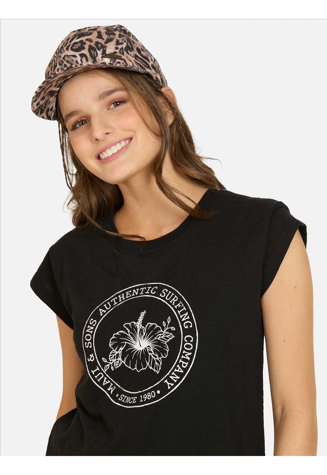 Polera MC Veyla Negro Mujer Maui And Sons-2