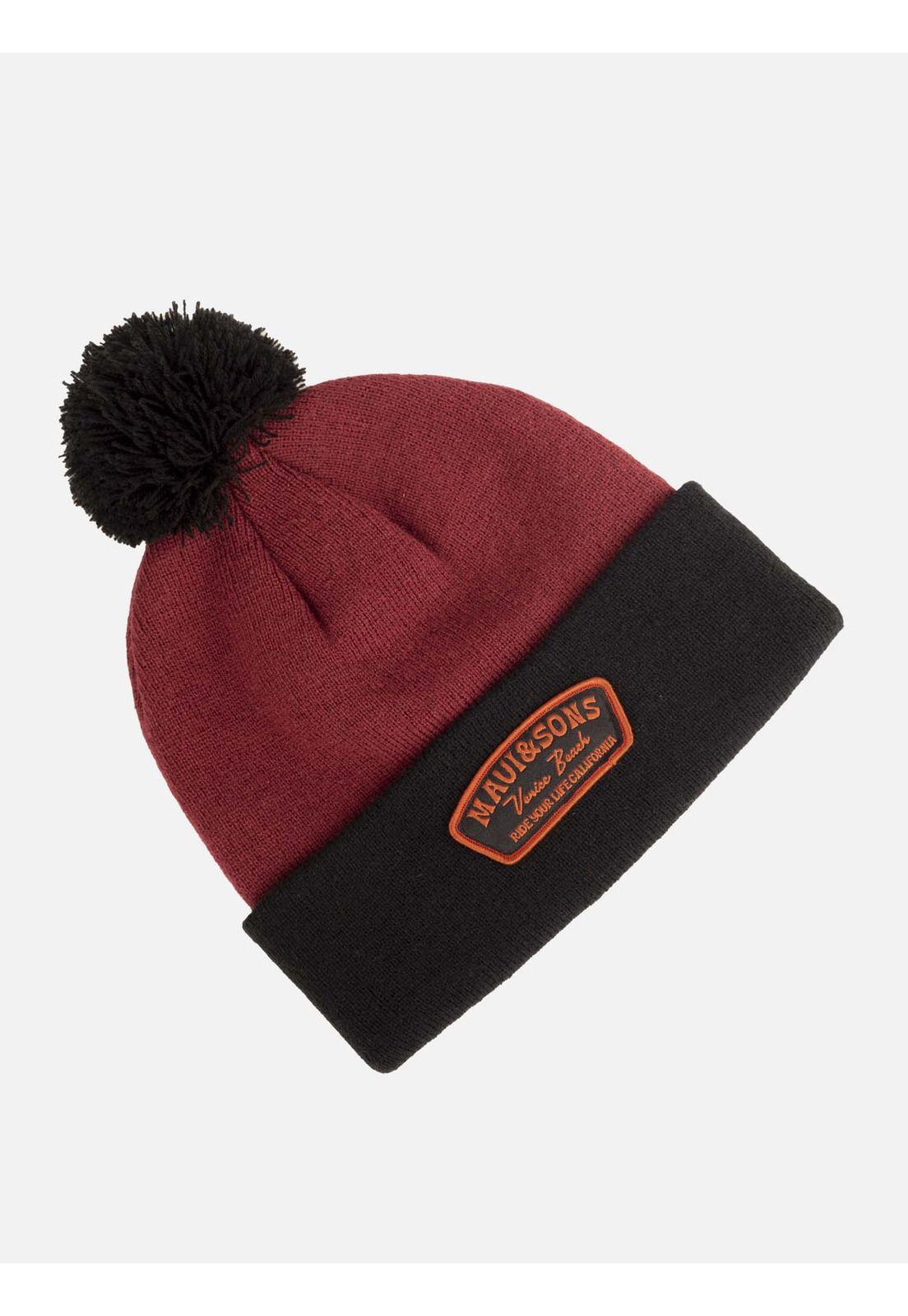 Gorro Venice Hombre Rojo Maui And Sons-0