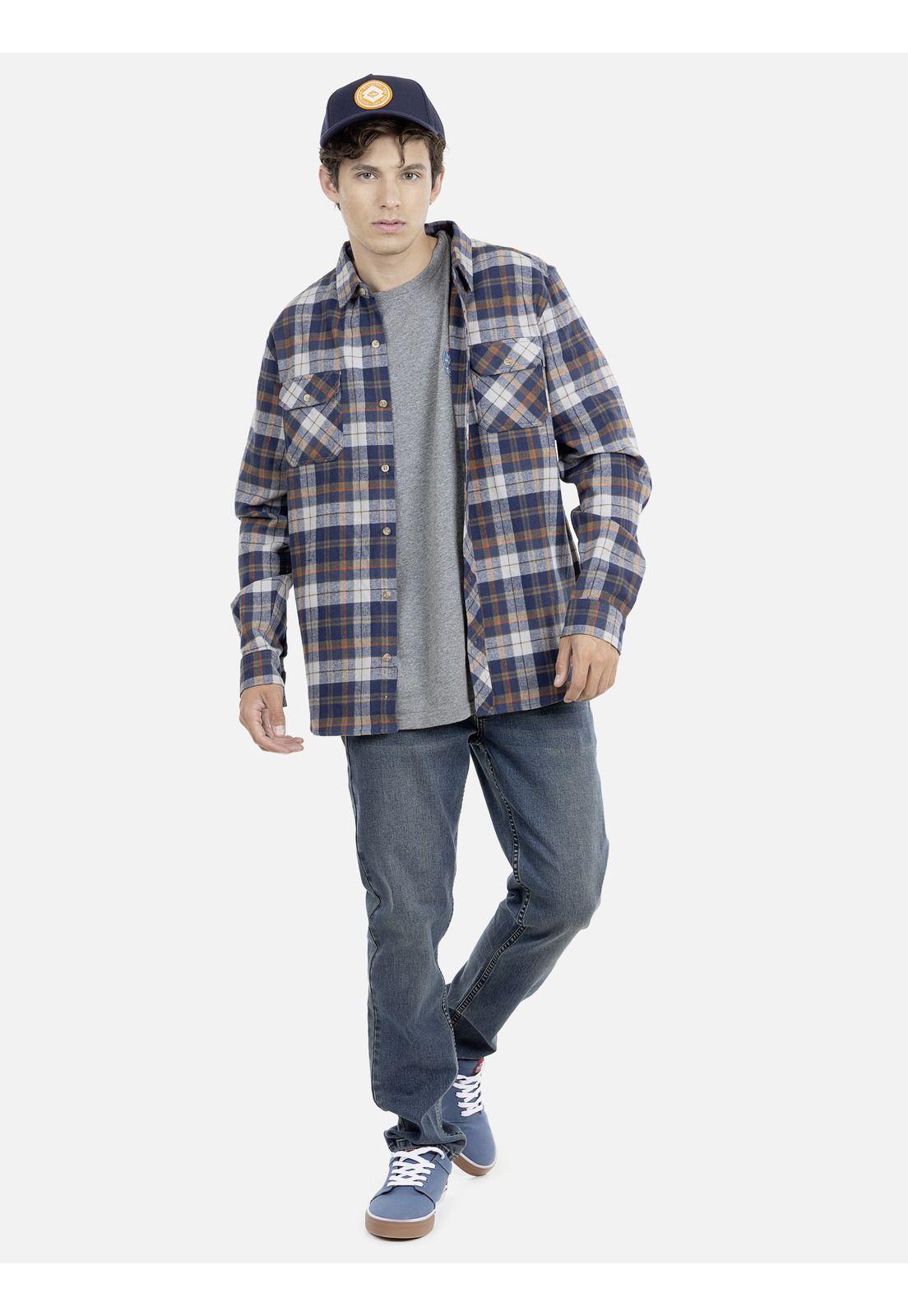 Camisa Hombre Azul Maui and Sons 5C128-MI19-3