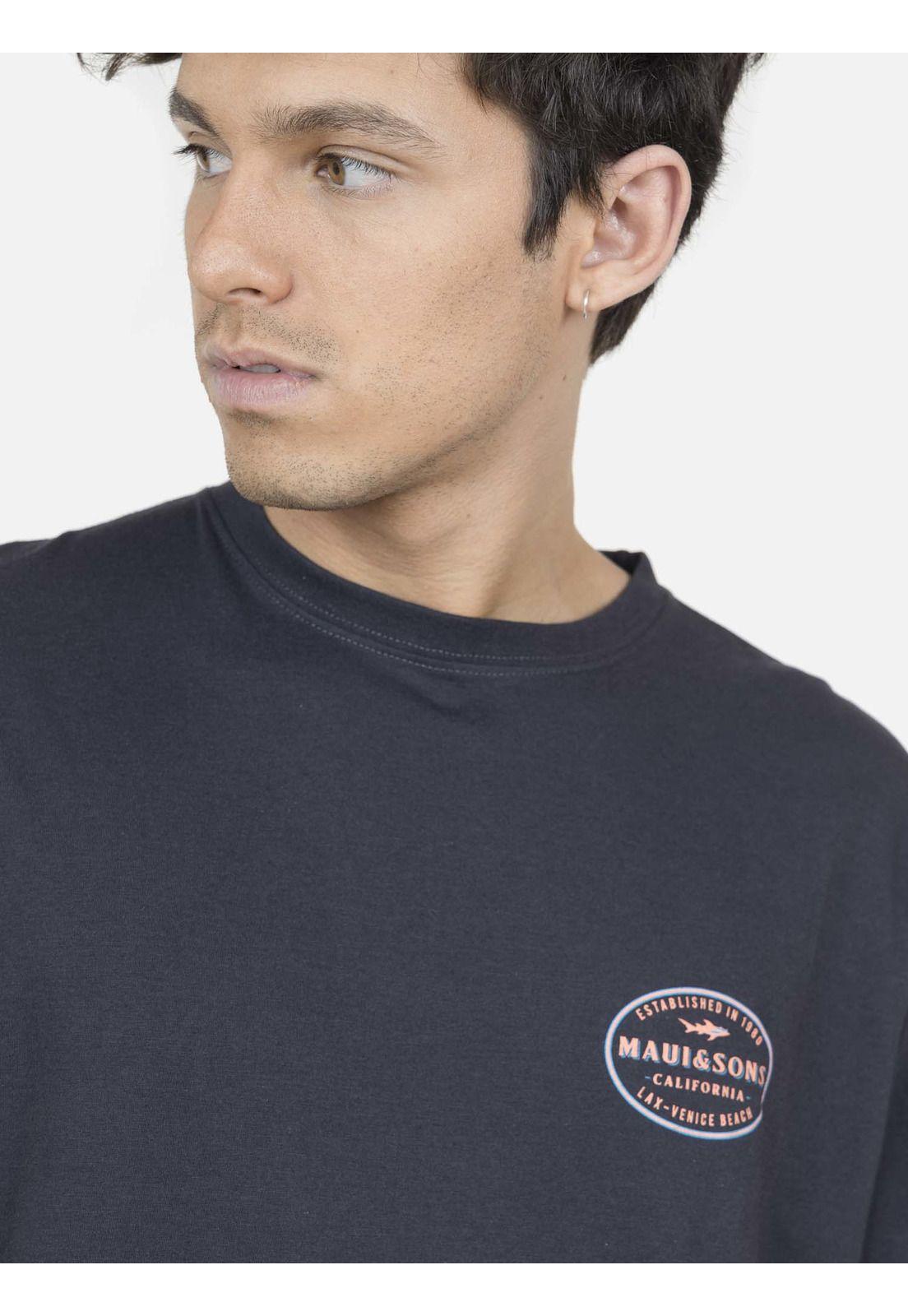 Polera Hombre Gris 5P1003-MV22 Maui And Sons-2