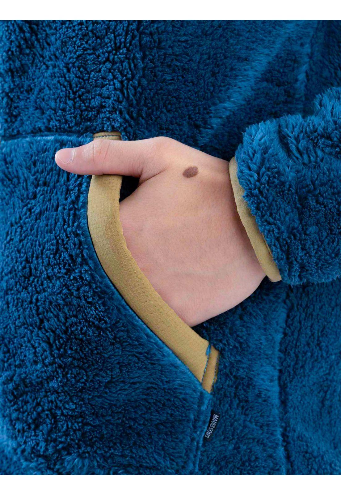 Poleron Chiporro Kairos Celeste Infantil Maui And Sons-4