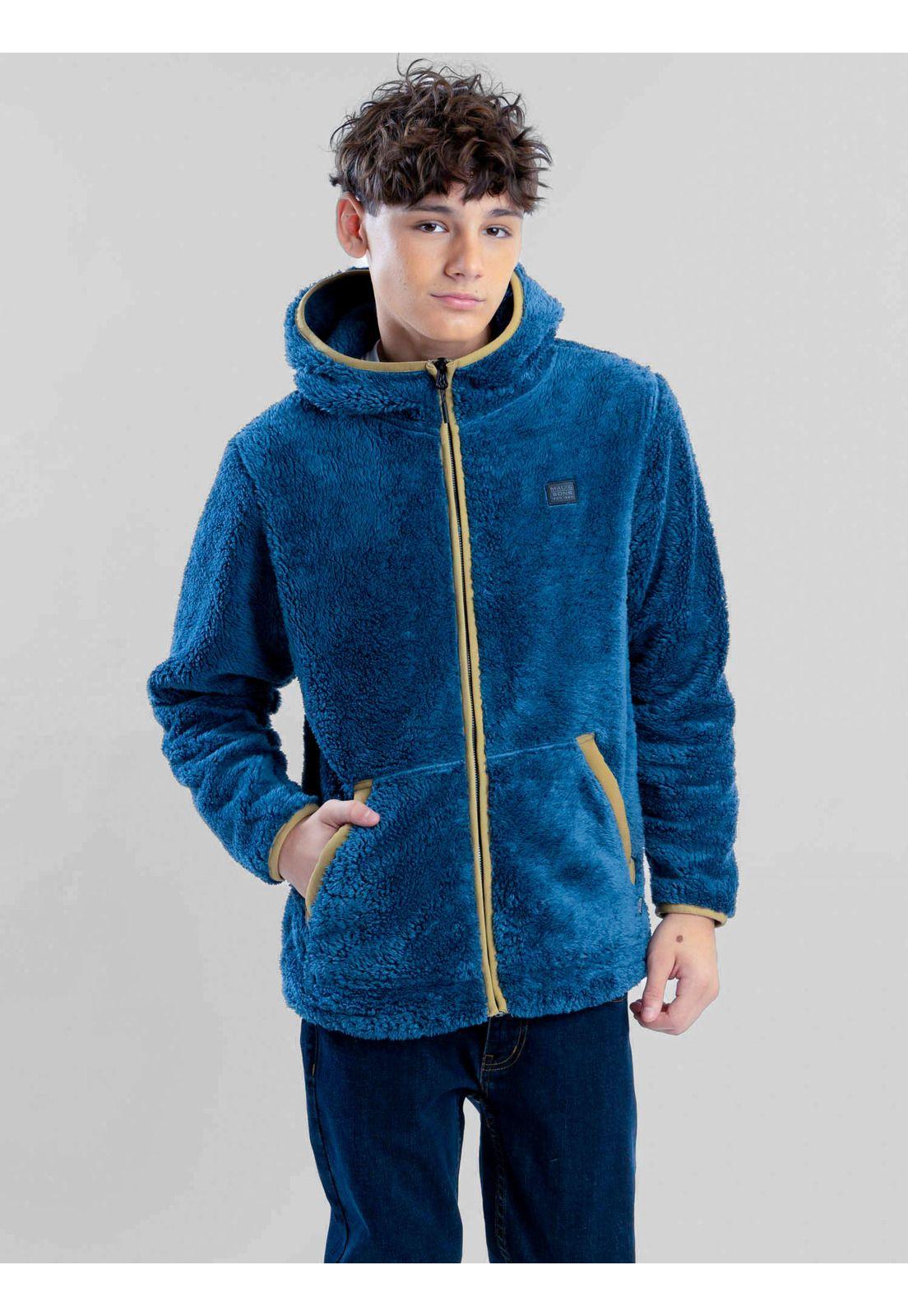 Poleron Chiporro Kairos Celeste Infantil Maui And Sons-7