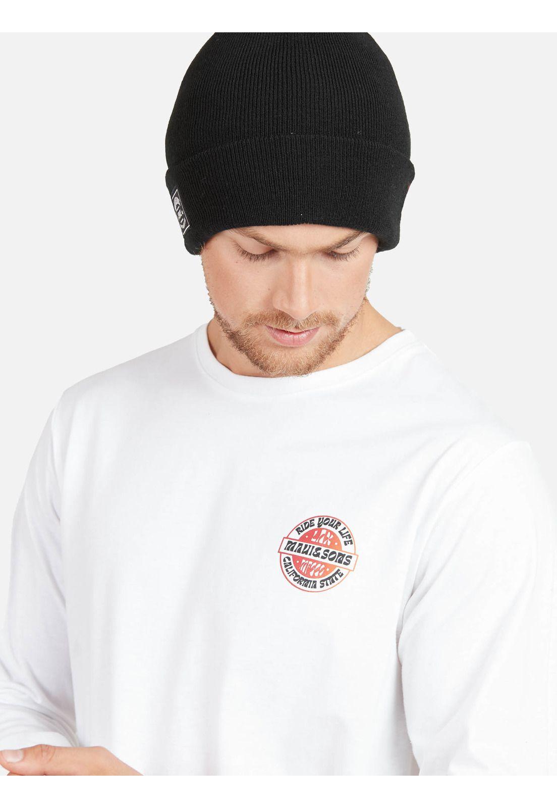 Polera CALIFORNIA STATE Hombre Blanco Maui & Sons-1