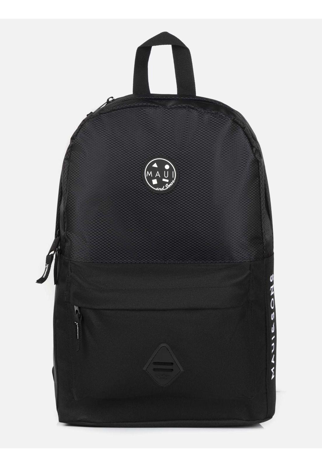 Mochila Escolar Hombre 5AM212-MT22 Negro Maui and Sons-0