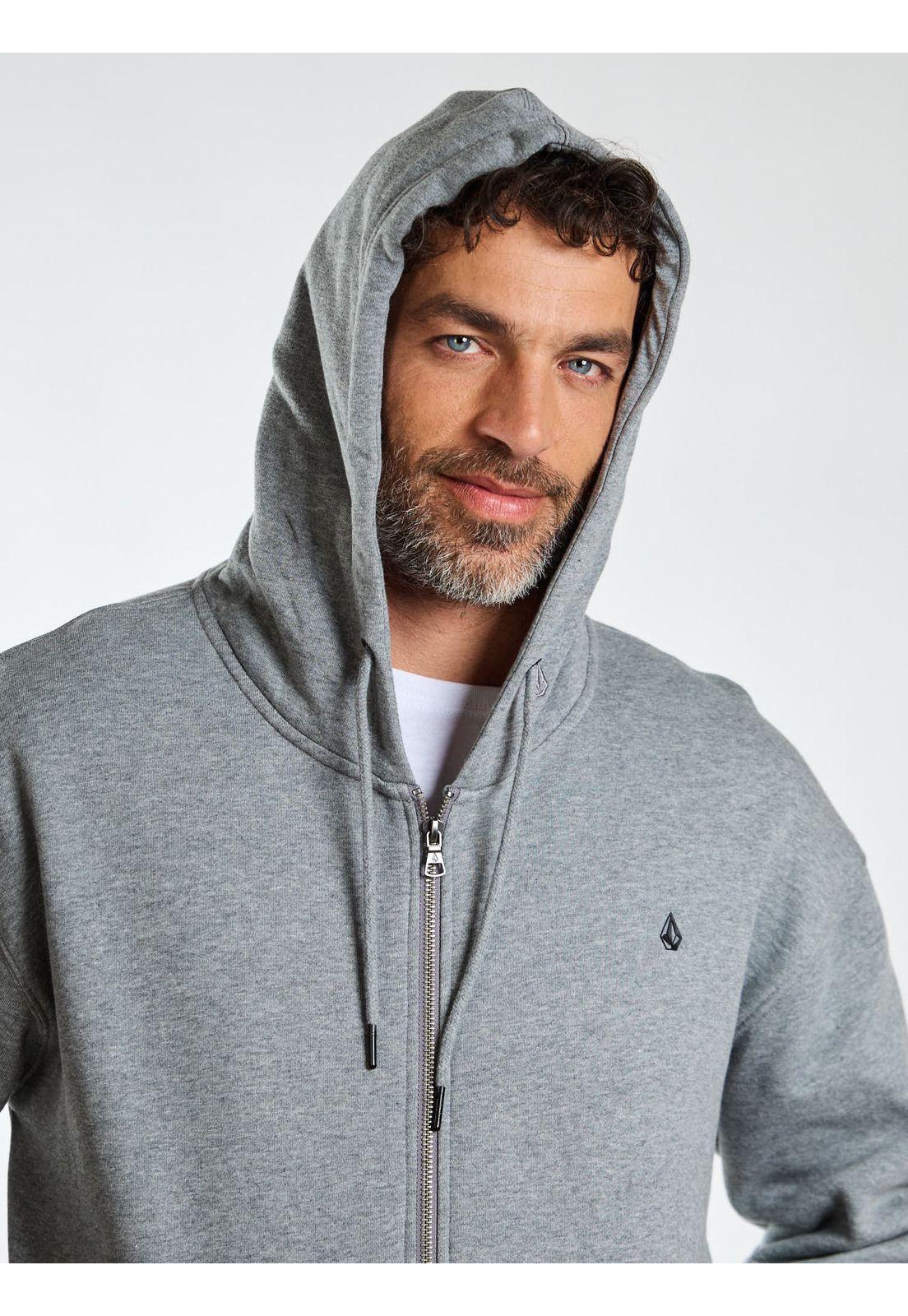 Poleron FZ Obsidian Negro Hombre Volcom-3
