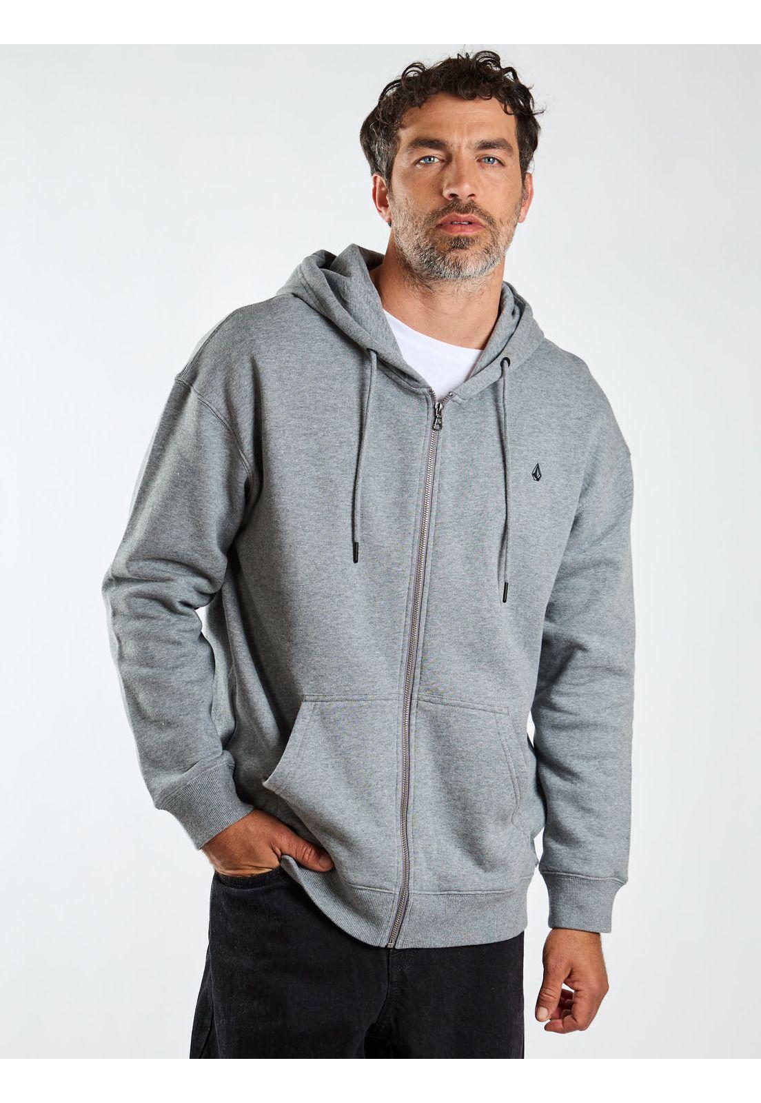 Poleron FZ Obsidian Negro Hombre Volcom-5