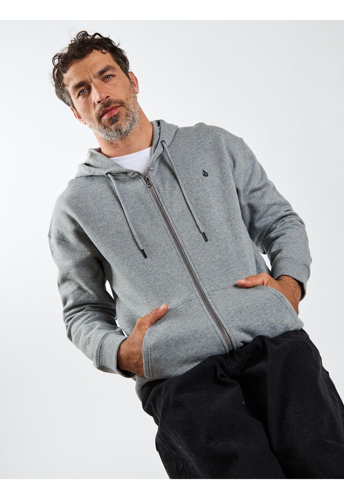 Poleron FZ Obsidian Negro Hombre Volcom-6