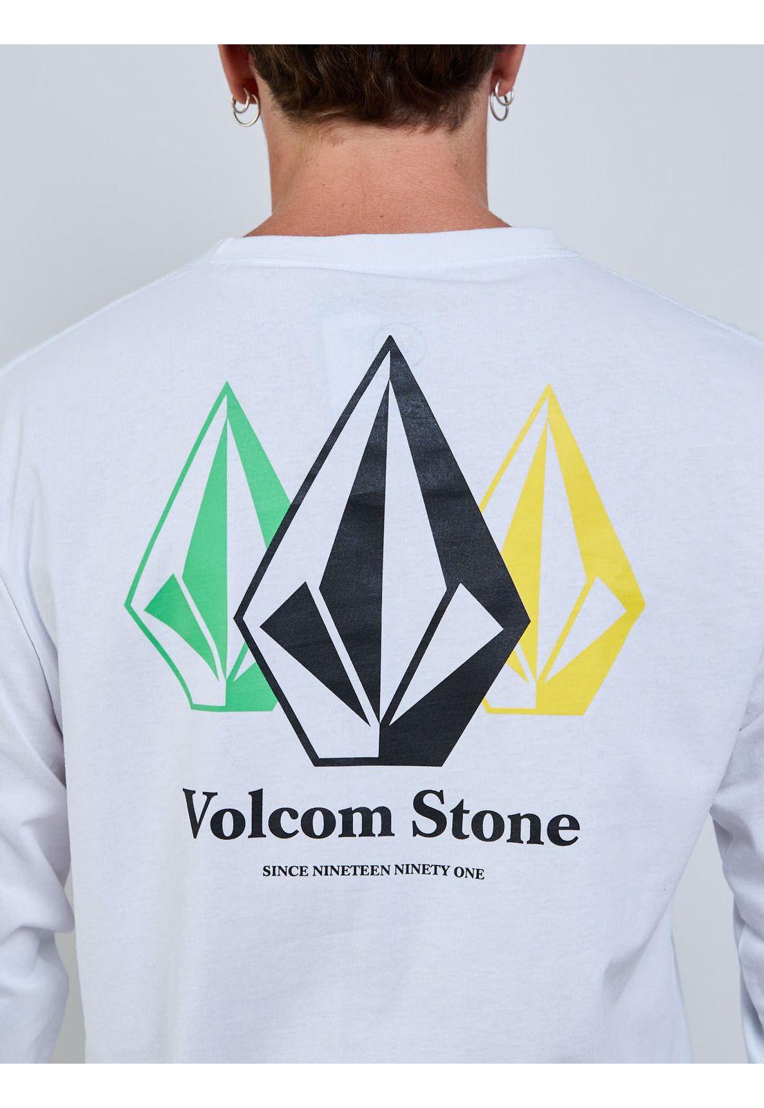 Polera ML Icy Eyes Blanco Hombre Volcom-3