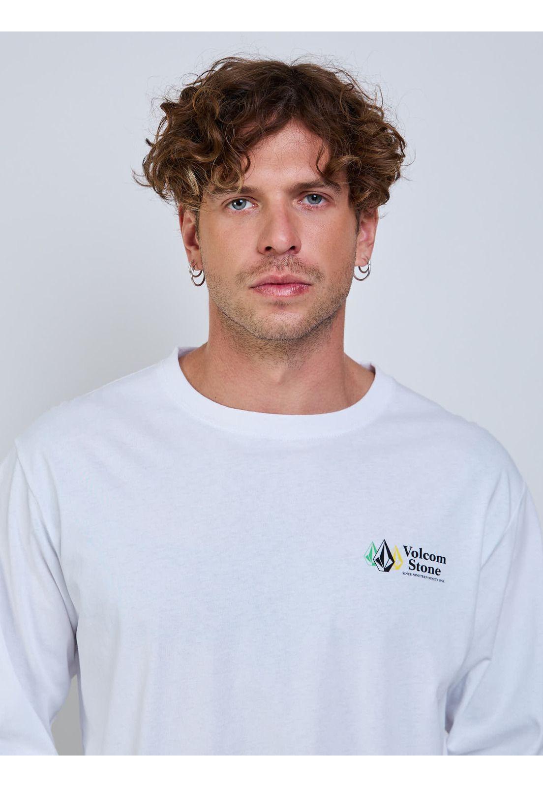 Polera ML Icy Eyes Blanco Hombre Volcom-4