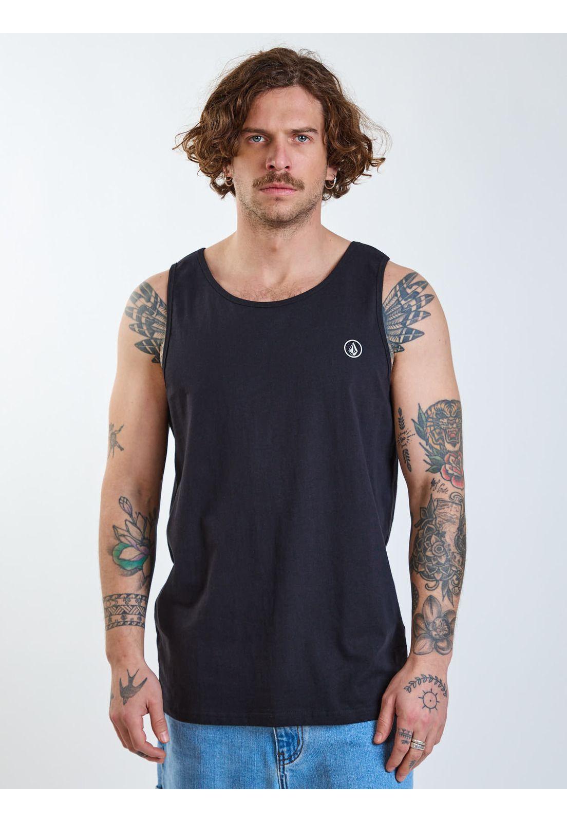 Polera SM Hollow Negro Hombre Volcom-1