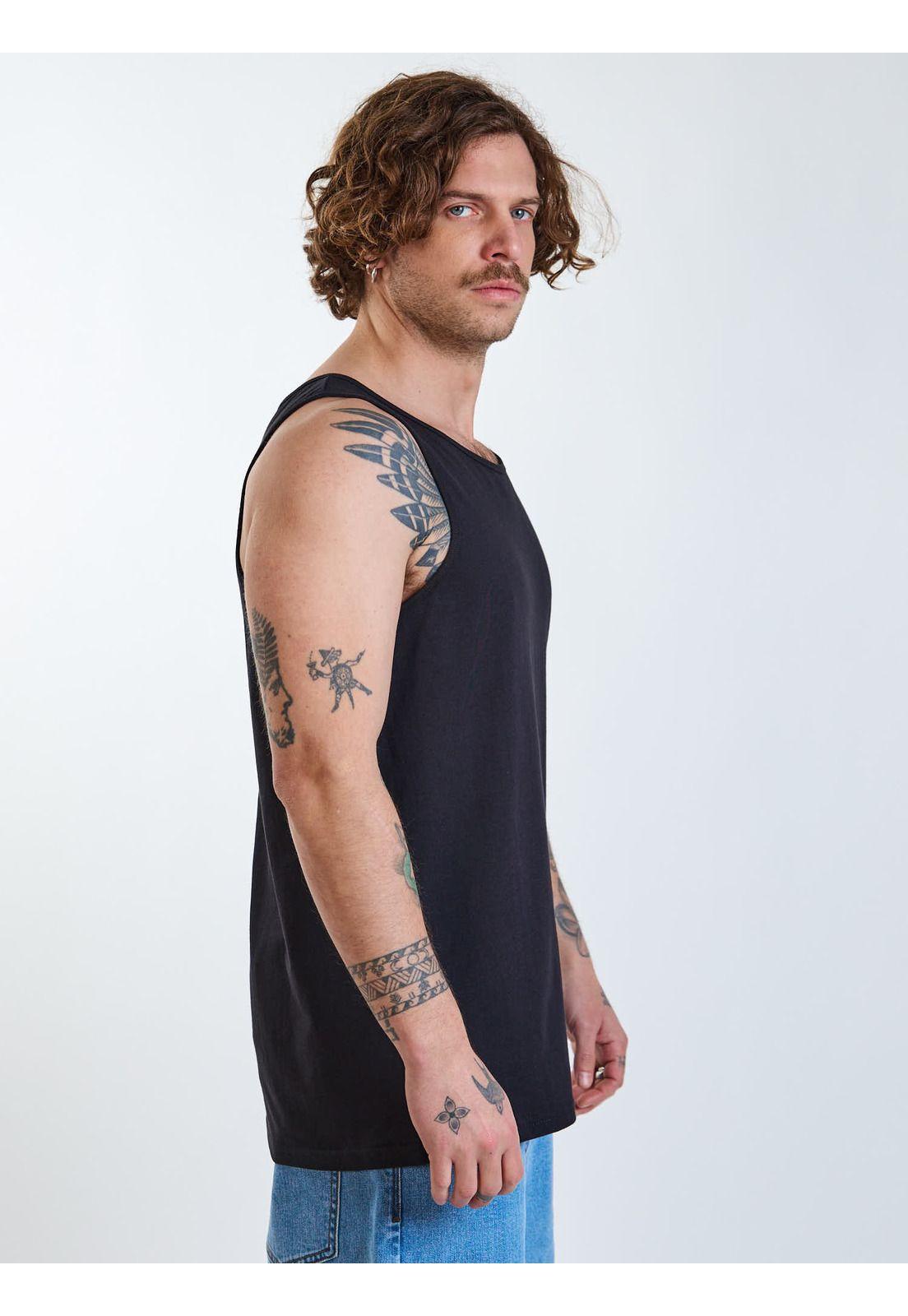 Polera SM Hollow Negro Hombre Volcom-3