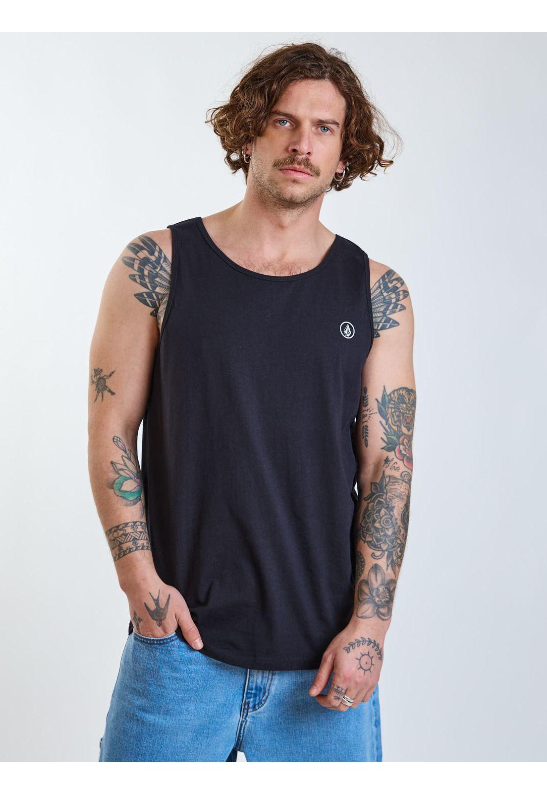 Polera SM Hollow Negro Hombre Volcom-6