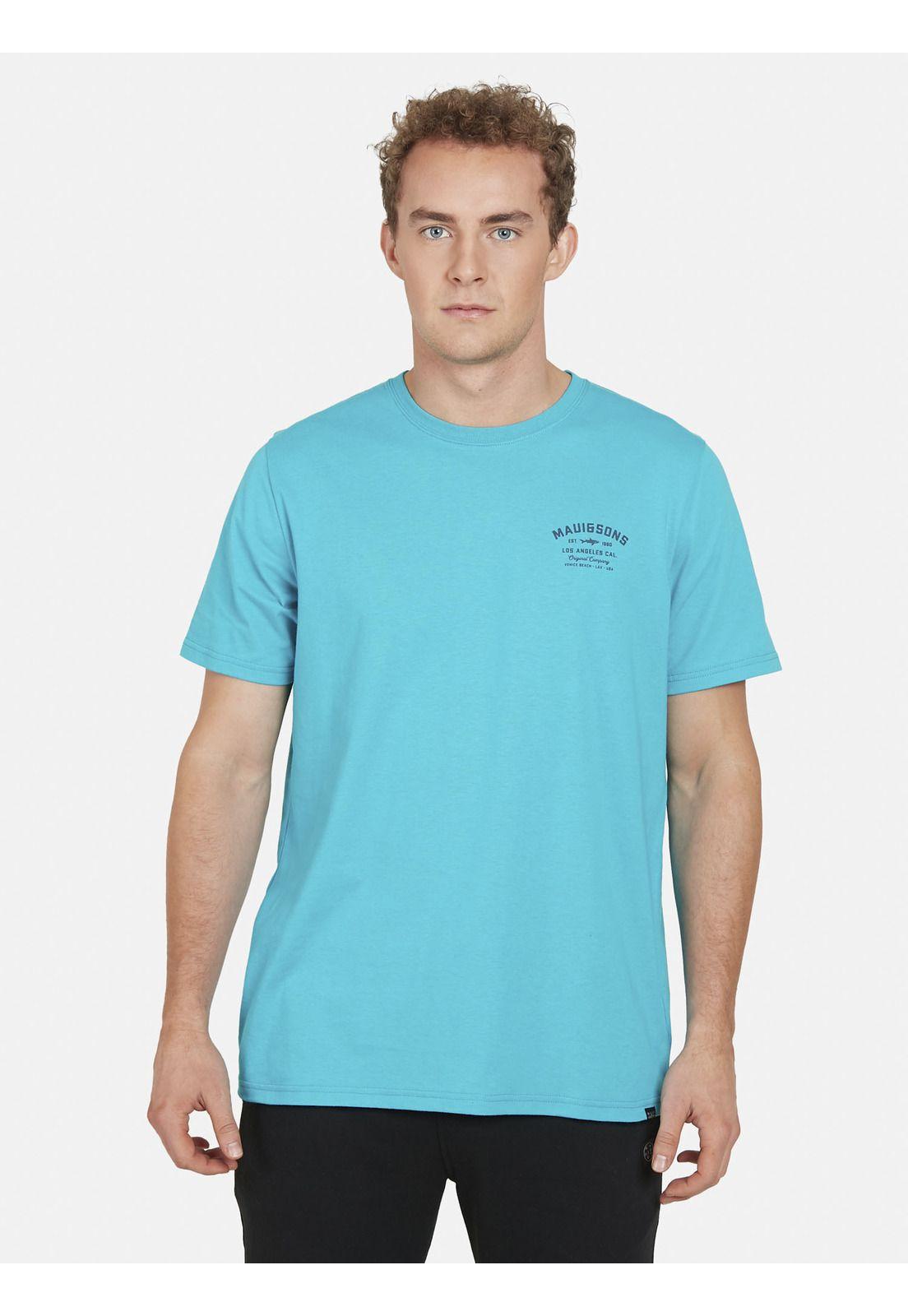 Polera VENICE LAX Hombre Celeste Maui and Sons-0