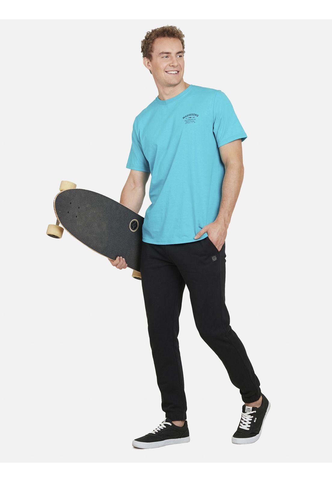 Polera VENICE LAX Hombre Celeste Maui and Sons-3
