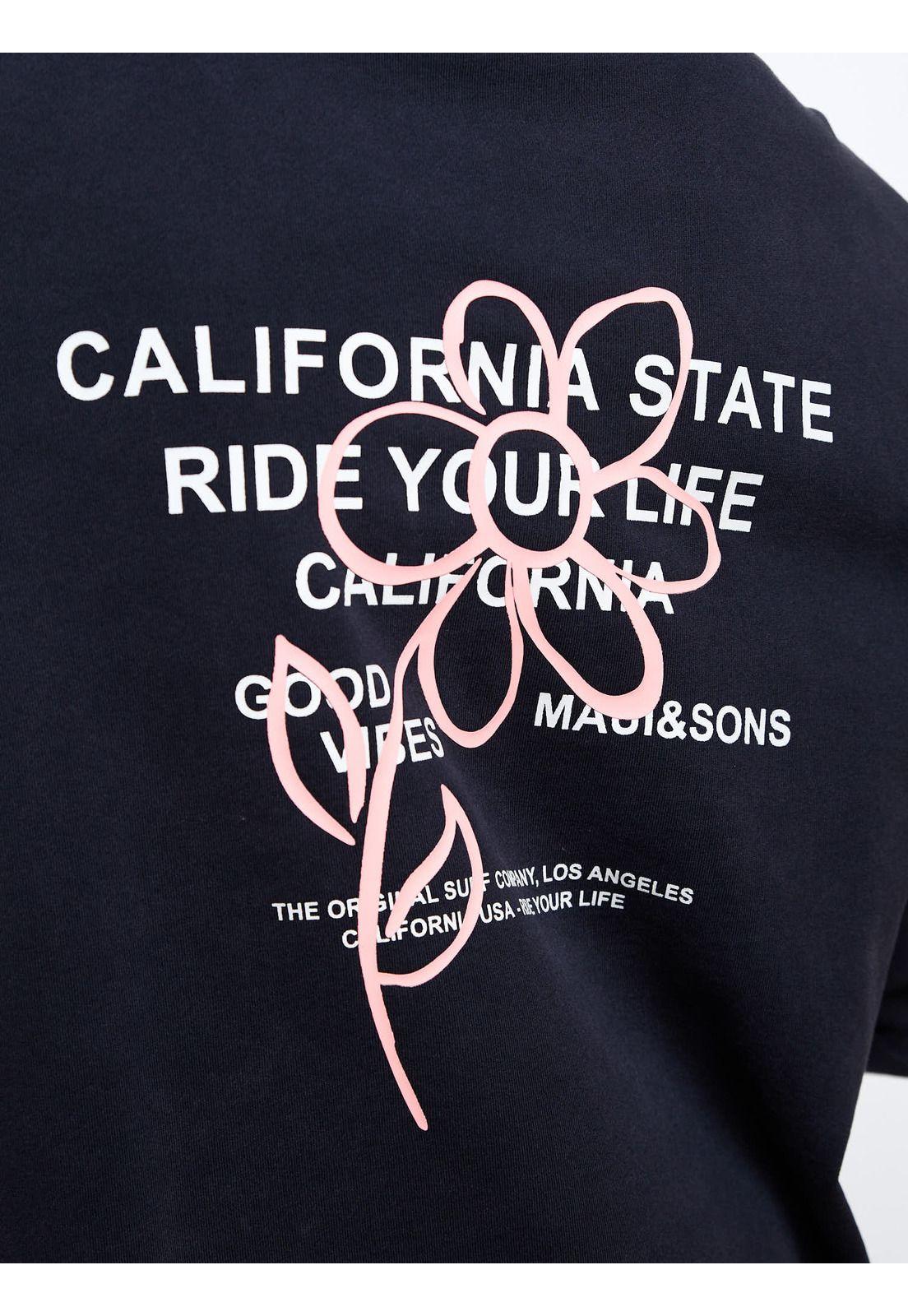 Poleron Canguro Fiyi Negro Mujer Maui And Sons-7