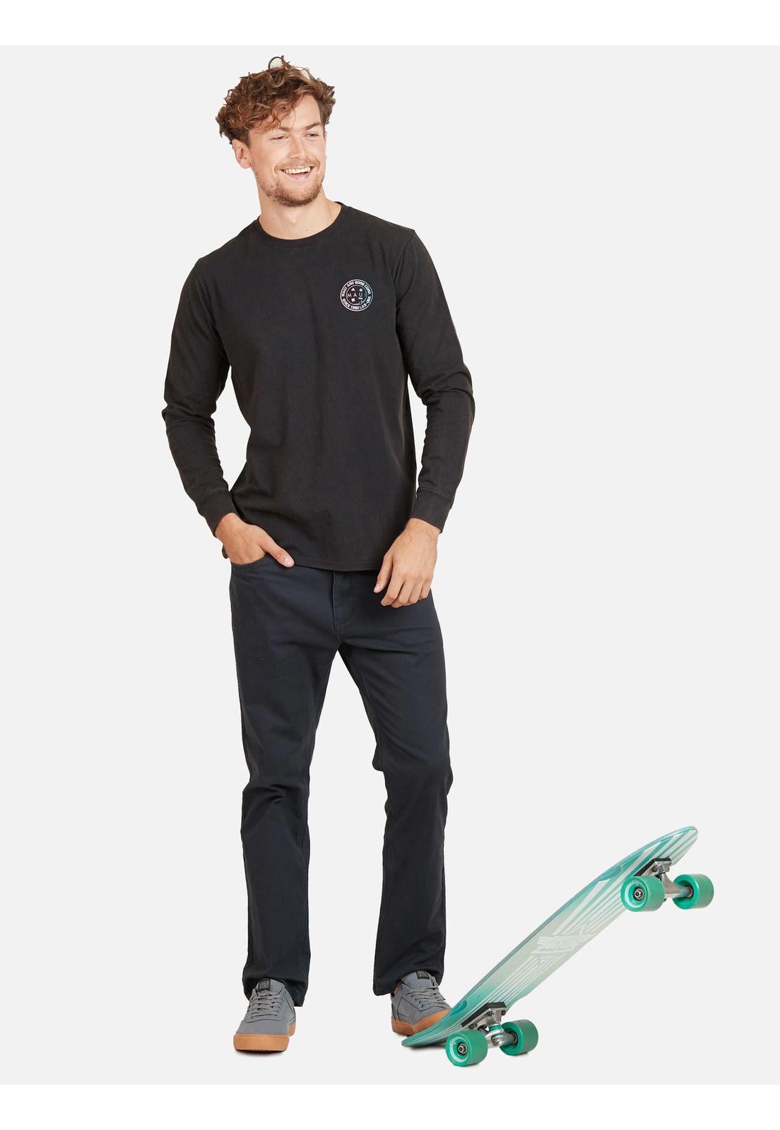 Pantalon Slim Fit Hombre Azul Maui And Sons-4