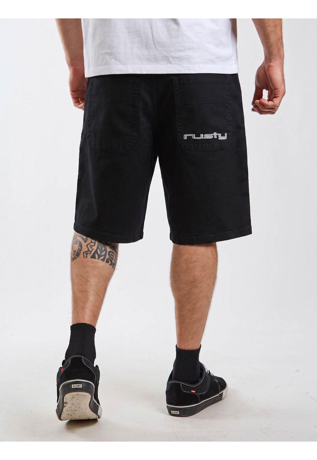 Bermuda Baggy Sandbar Negro Hombre Rusty-2