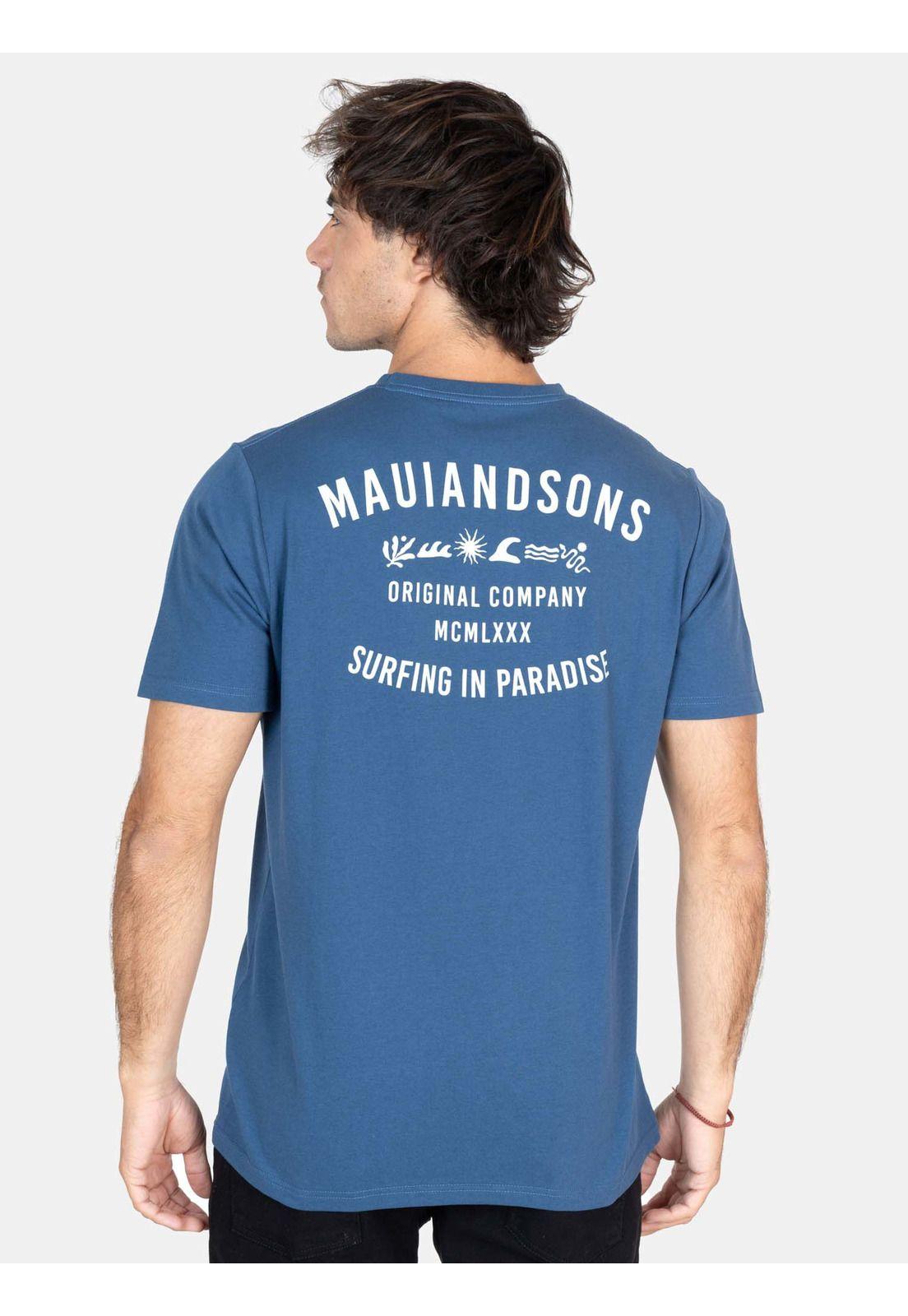 Polera MC Lani Celeste Hombre Maui And Sons-1