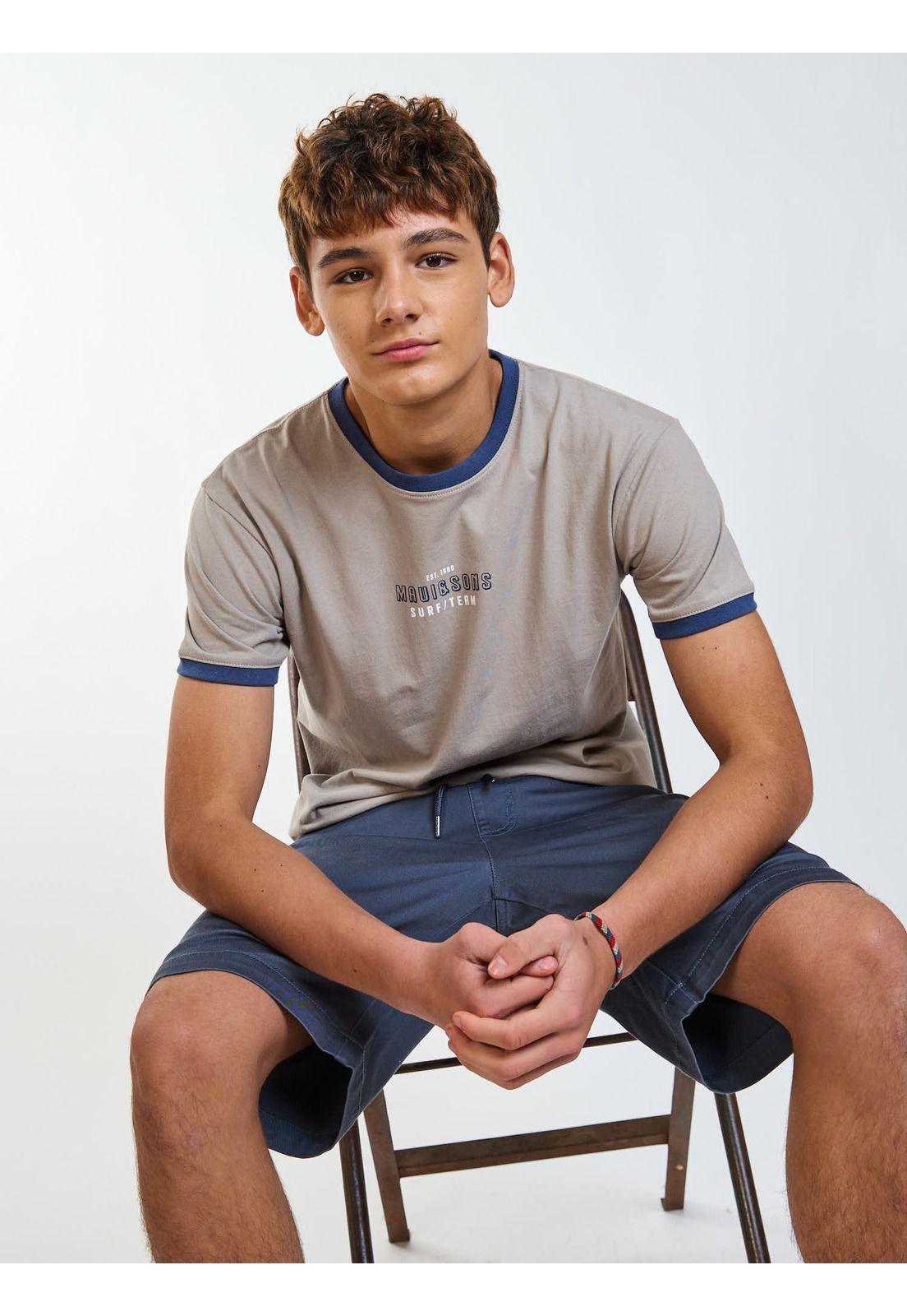 Polera MC Radical Beige Infantil Maui and Sons-6