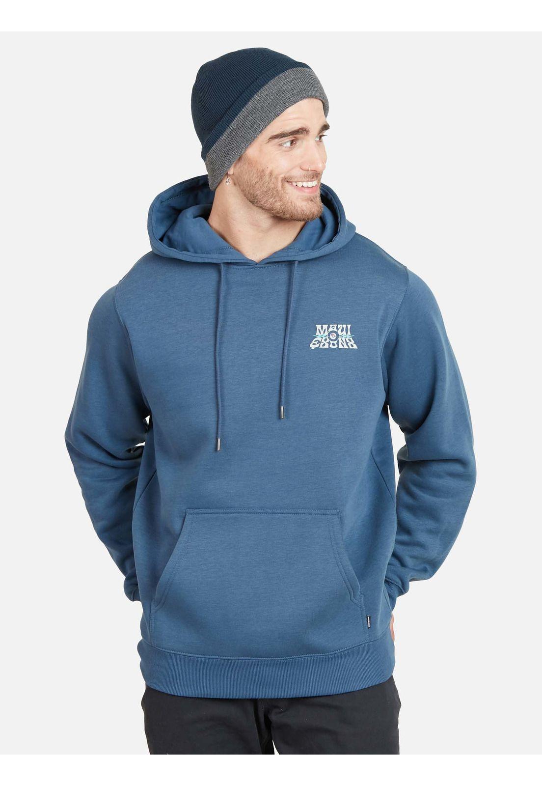 Poleron VISION HOODIES Hombre Denim Maui and Sons-0