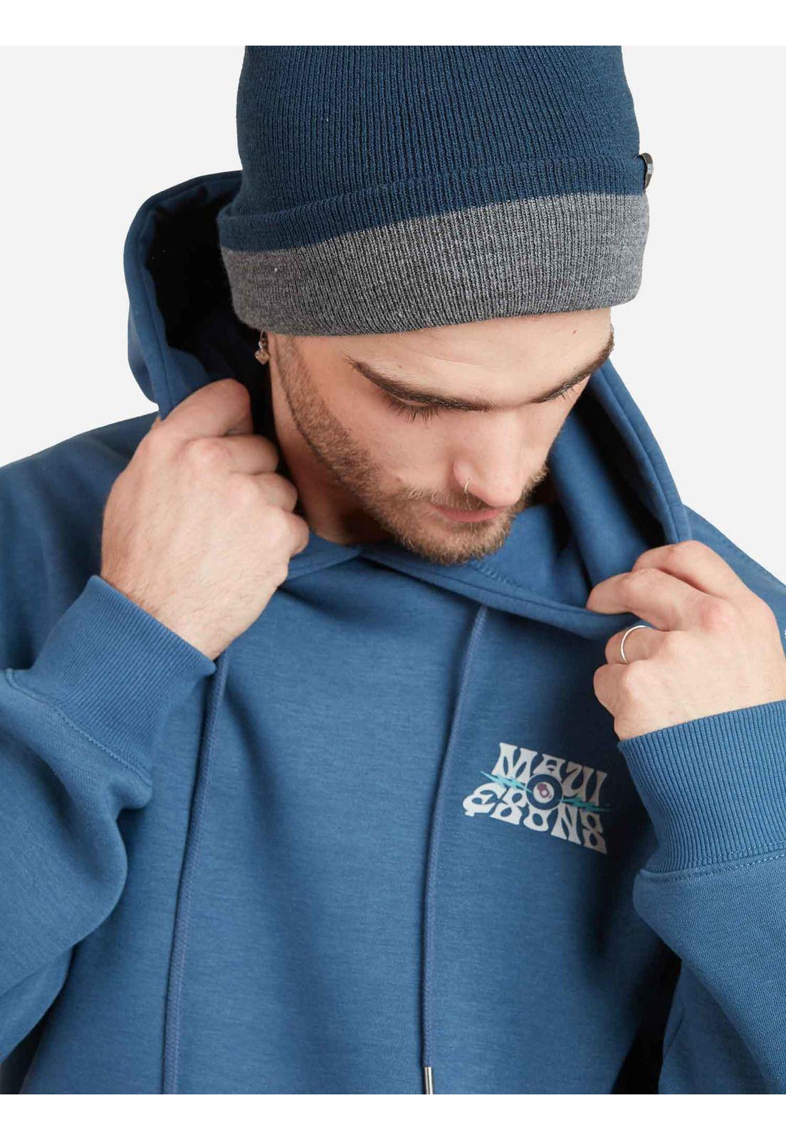 Poleron VISION HOODIES Hombre Denim Maui and Sons-2